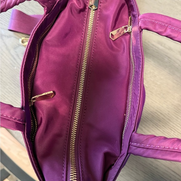 Small MZ Wallace top handle w crossbody strap and pouch. - Picture 3 of 5